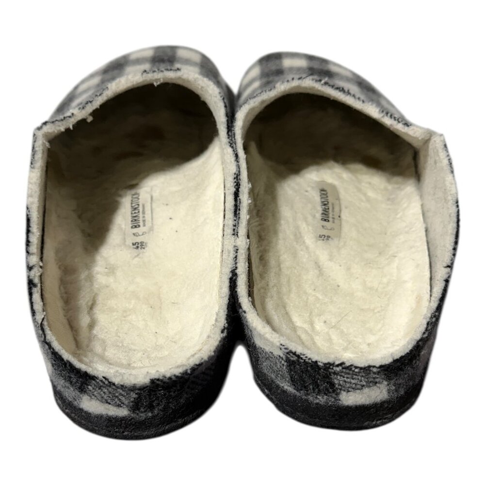 Birkenstock Zermatt Rivet Shearling Plaid Clogs EU 45 US 12 Regular Width - Picture 4 of 5